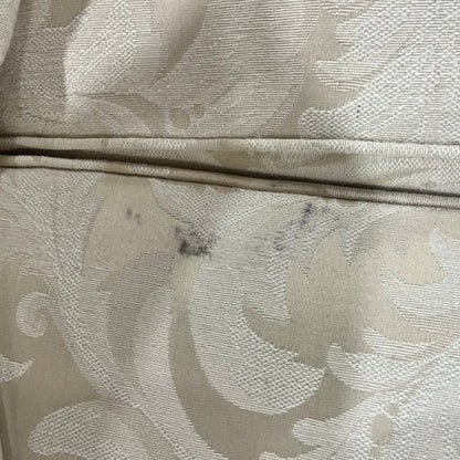 Vintage Off-White Floral Sofa
