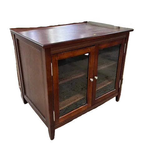 Transitional-Style Wood Console Cabinet