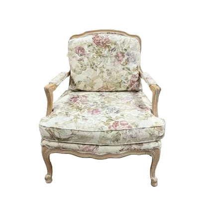 French Louis XV-style Bergère Armchair