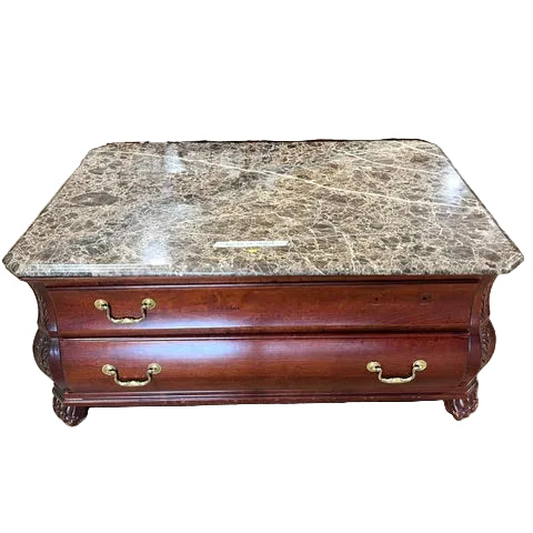 Pennsylvania House Marble Top Coffee Table
