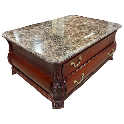 Pennsylvania House Marble Top Coffee Table