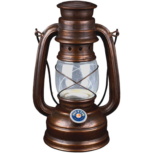 Lionel Model Train Conductor Lantern Coin Bank with Glass Casing