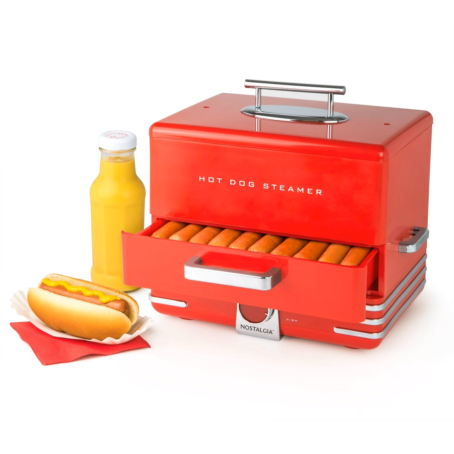 (New) Nostalgia Hot Dog Steamer
