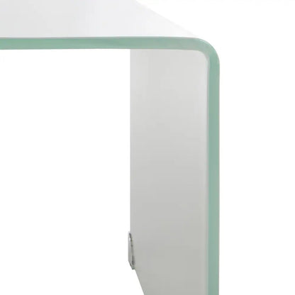 New out of Box SAFAVIEH Crysta Ombre Glass Coffee Table-Clear