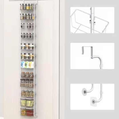 (New) 12-Tier Over the Door Pantry Organizer
