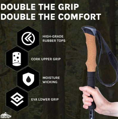 (New) Aluminum Quick Lock Trekking Poles
