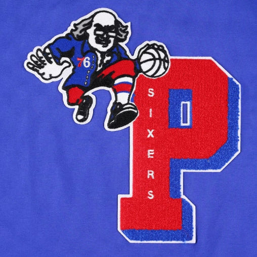(New) Men's Pro Standard Royal Philadelphia 76ers Mash Up Capsule T-Shirt