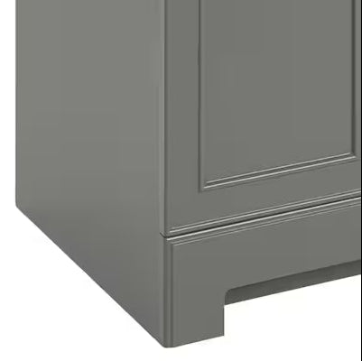 Dark Gray Single Sink Bathroom Vanity