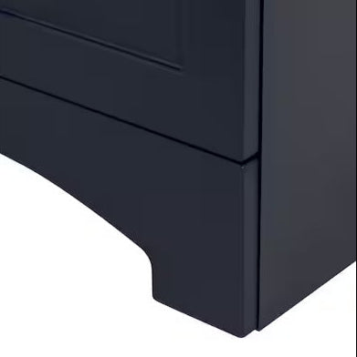 Deep Blue Double Sink Bathroom Vanity