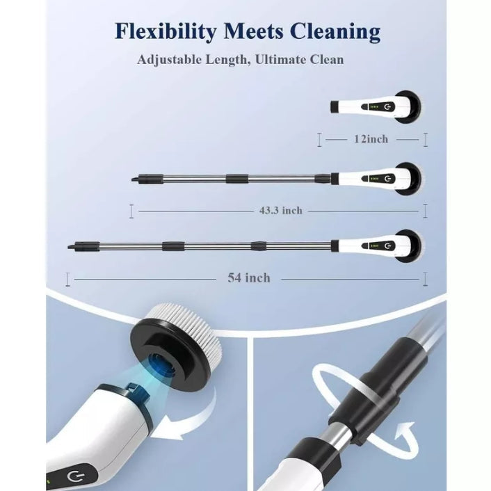 (New) Electric Spin Shower Scrubber - Cordless