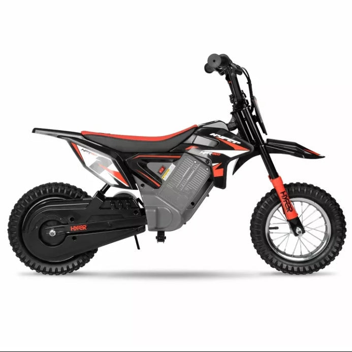 Hyper HPR350 Dirt Bike 24 Volt Electric Motorcycle for Kids' - Exclusive Red/Black