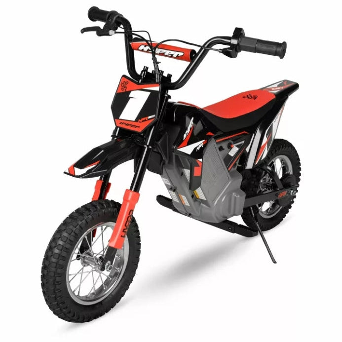 Hyper HPR350 Dirt Bike 24 Volt Electric Motorcycle for Kids' - Exclusive Red/Black