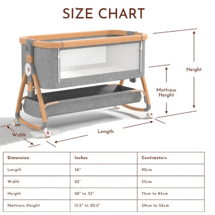 Bedside Bassinet for Newborns