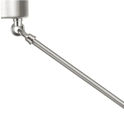 Tiana 5-Light Driftwood & Brushed Nickel Linear Chandelier