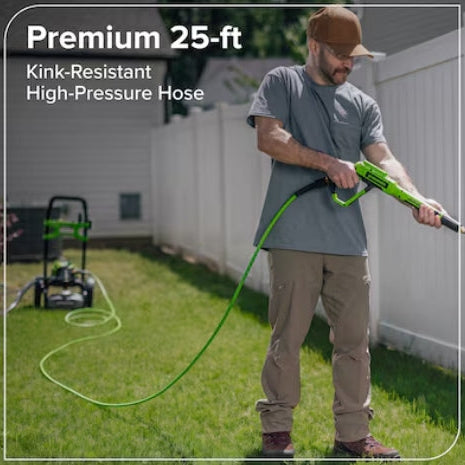 (New) Greenworks 2600-PSI 1.1-GPM Cold Water Electric Pressure Washer