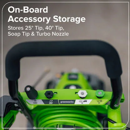 (New) Greenworks 2600-PSI 1.1-GPM Cold Water Electric Pressure Washer
