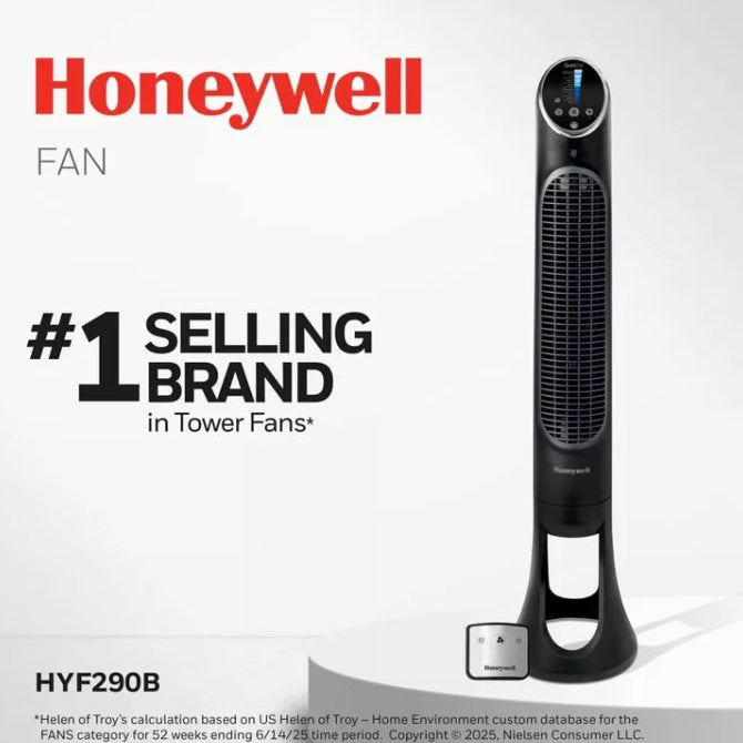 (New) Honeywell Quiet Set 8-Speed Oscillating Tower Fan