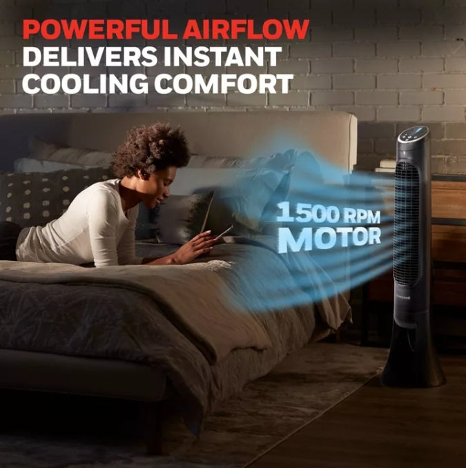 (New) Honeywell Quiet Set 8-Speed Oscillating Tower Fan