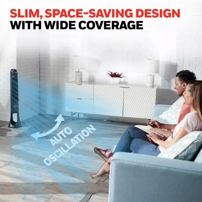 (New) Honeywell Quiet Set 8-Speed Oscillating Tower Fan