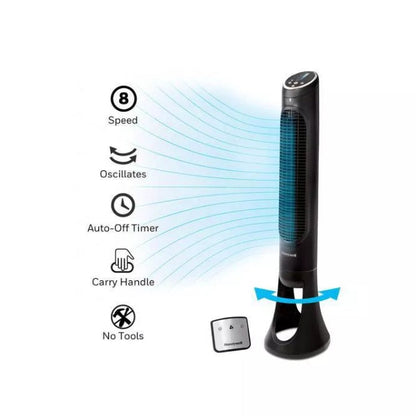 (New) Honeywell Quiet Set 8-Speed Oscillating Tower Fan