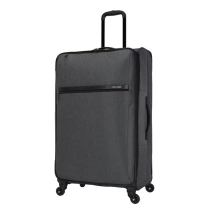 (New) Skyline Large Checked Spinner Wheels Suitcase