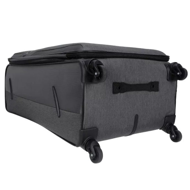 (New) Skyline Large Checked Spinner Wheels Suitcase