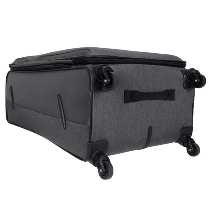 (New) Skyline Large Checked Spinner Wheels Suitcase