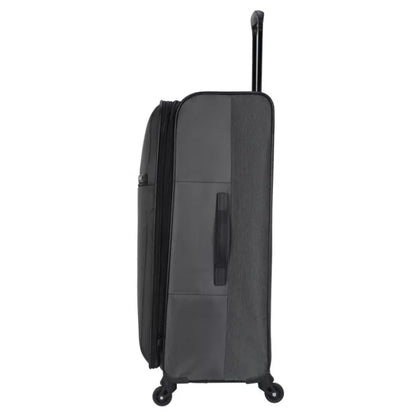 (New) Skyline Large Checked Spinner Wheels Suitcase