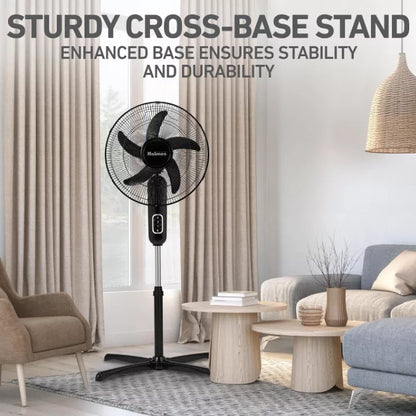 (New) Holmes 16" Blade Breeze Manual Stand Oscillating Fan
