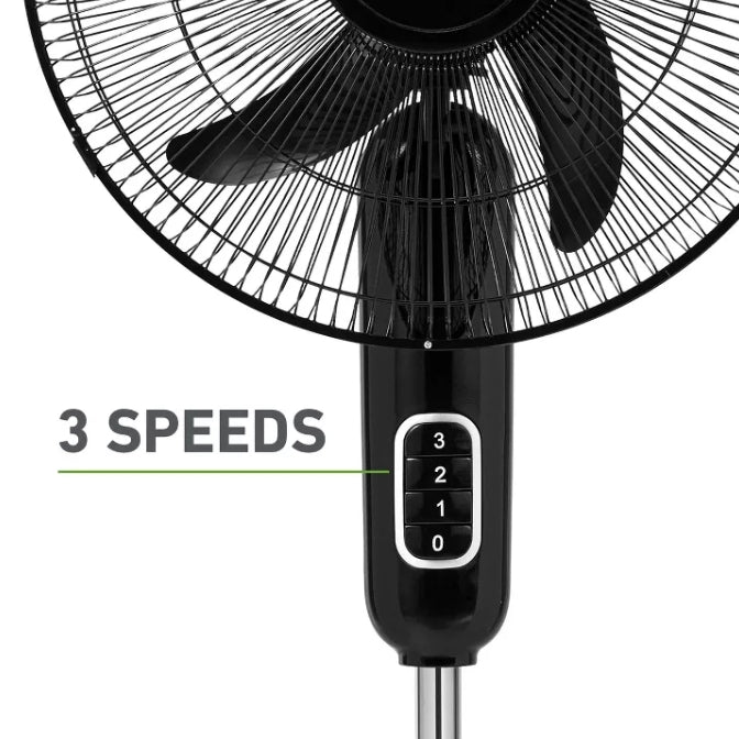 (New) Holmes 16" Blade Breeze Manual Stand Oscillating Fan
