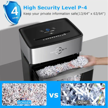 Bonsen Cross-Cut Paper Shredder