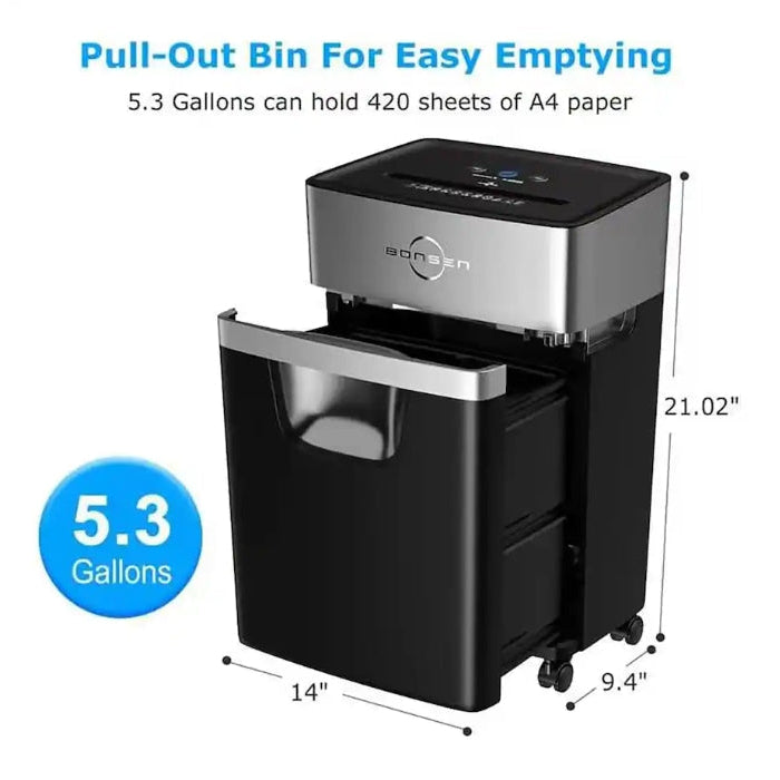 Bonsen Cross-Cut Paper Shredder
