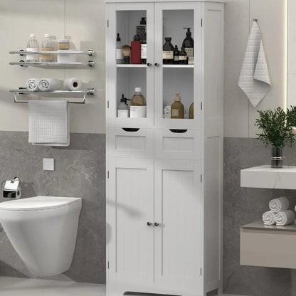 White Cabinet Storage Cabinet