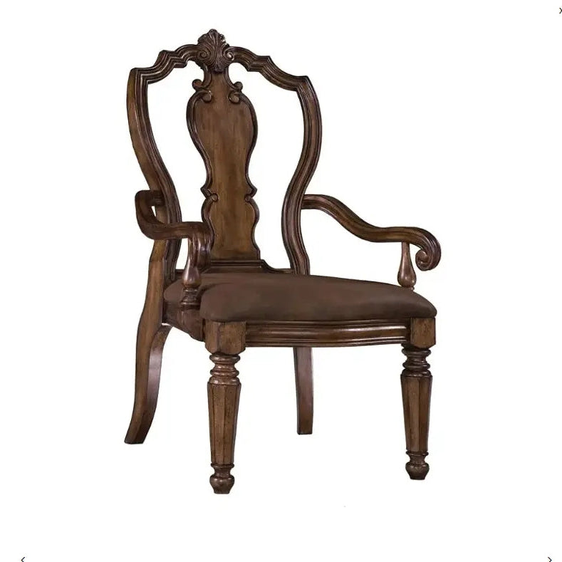 Pulaski Furniture San Mateo Carved Back Arm Chair