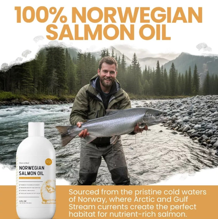 (New) Chew + Heal Norwegian Salmon Oil for Dogs