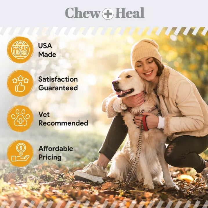 (New) Chew + Heal Norwegian Salmon Oil for Dogs