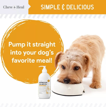 (New) Chew + Heal Norwegian Salmon Oil for Dogs