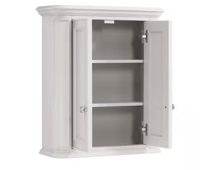 (New) White Soft Close Bathroom Wall Cabinet