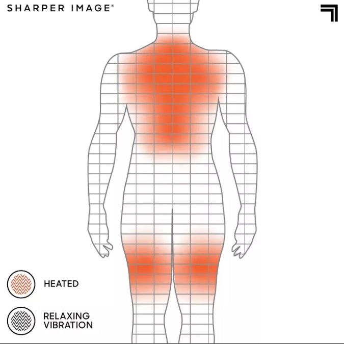 Sharper Image Heated Neck and Shoulder Massager Wrap