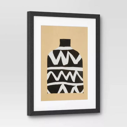 (Set of 2) 16" x 20" Vase Set I and II Framed Decorative Wall Art Set