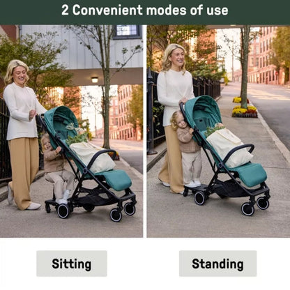 Ingenuity Foldaway Ride-On Board Add-On Seat and Platform