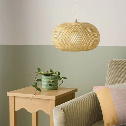 Bamboo Woven Pendant Light - Room Essentials