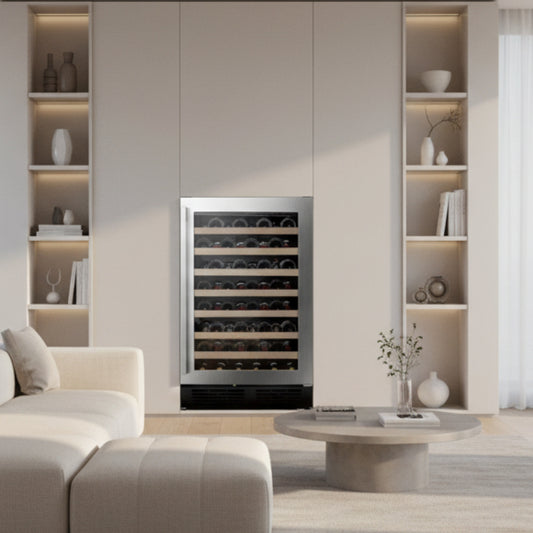 Hisense Stainless steel Built-in/Freestanding Indoor Wine Cooler