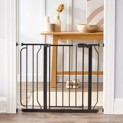 Regalo Easy Step Metal Walk Through Gate - White