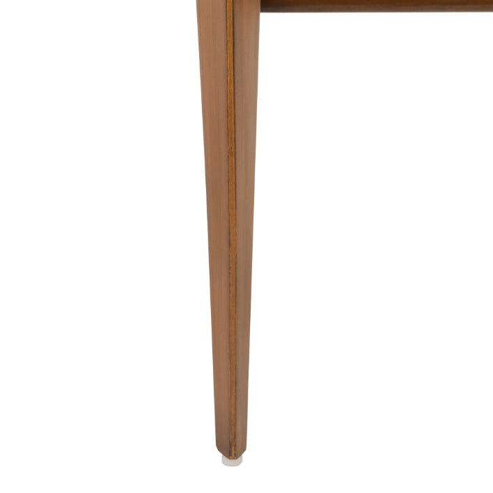 SAFAVIEH Couture Dilan Modern Leather Solid Safari Chair