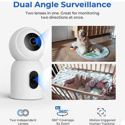 IMILAB C30 Dual 3K+3K WiFi Plug-in Indoor Camera