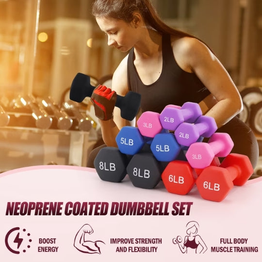 5lbs. ARVAKOR Weights Dumbbells Set for Women