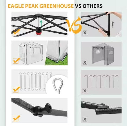(New) Eagle Peak Foldable Greenhouse