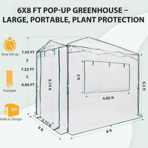 (New) Eagle Peak Foldable Greenhouse
