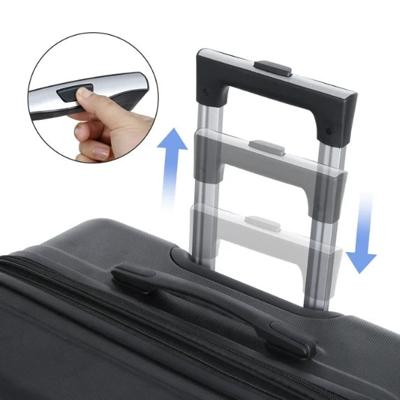 (New) ZENSTYLE 3 Pcs Suitcase Expandable Luggage Set